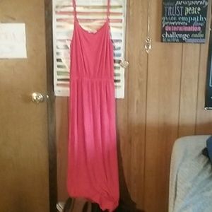 Coral Maxi Dress